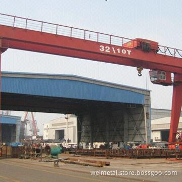 Gantry crane, high quality and standard fabrication processing